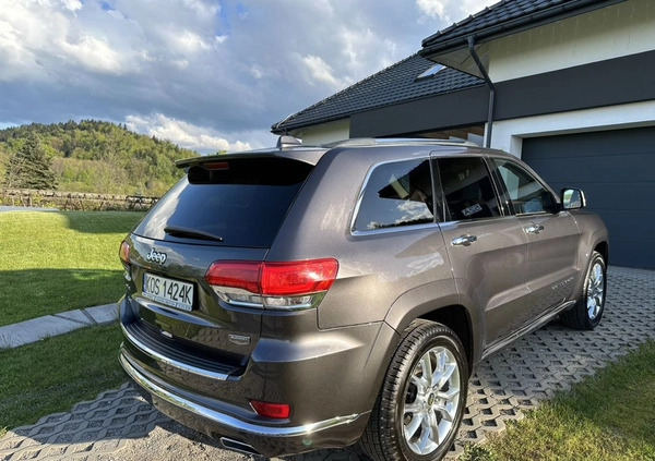 Jeep Grand Cherokee cena 114000 przebieg: 123600, rok produkcji 2014 z Andrychów małe 742